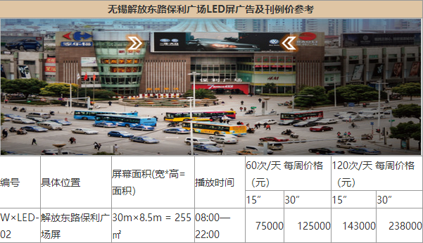 無(wú)錫戶外LED大屏廣告