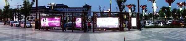 西安公交候車(chē)亭廣告