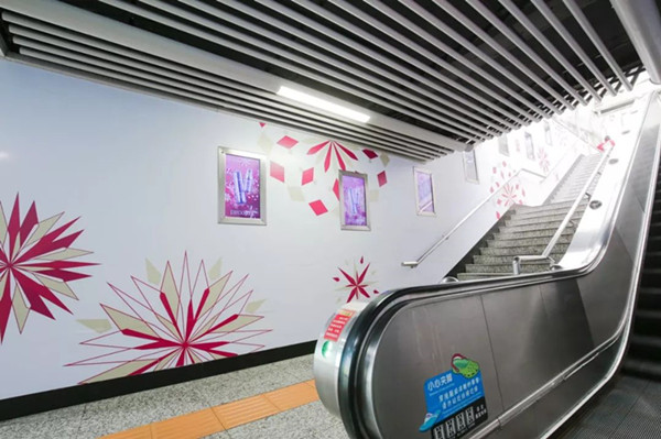 黛珂長沙地鐵廣告 黛珂長沙地鐵廣告