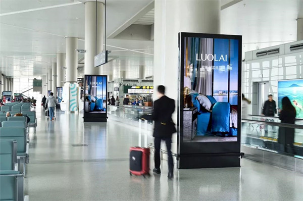 上海虹橋機場數(shù)碼刷屏機廣告 上海虹橋機場數(shù)碼刷屏機廣告