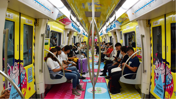 天津地鐵內(nèi)包車廣告 天津地鐵內(nèi)包車廣告