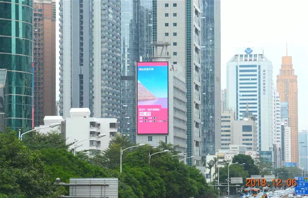 騰訊音樂深圳深南大道萬象城LED屏廣告 騰訊音樂深圳深南大道萬象城LED屏廣告