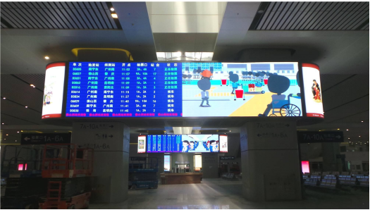 佛山西高鐵站LED廣告 佛山西高鐵站LED廣告
