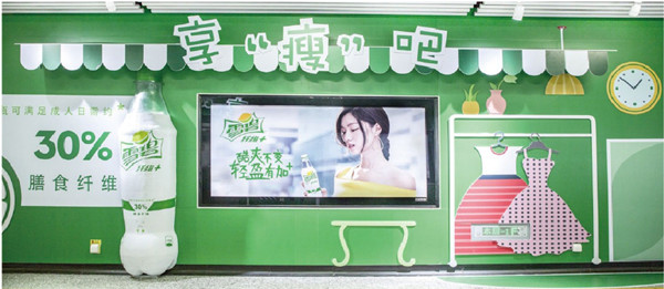 地鐵十二封燈箱廣告