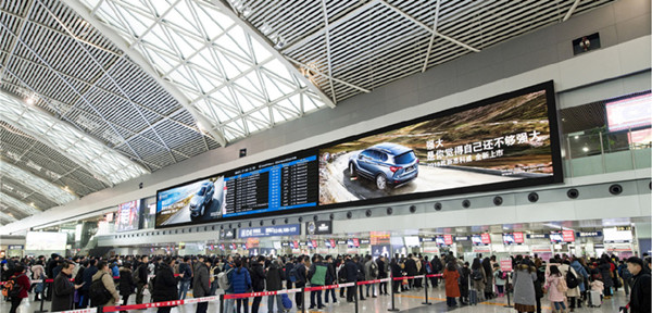 別克昂科威成都雙流機場電子屏廣告 別克昂科威成都雙流機場電子屏廣告