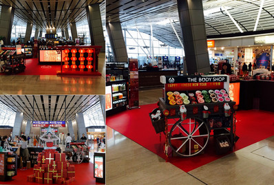 香港機(jī)場北衛(wèi)星客運(yùn)廊品牌體驗區(qū)廣告