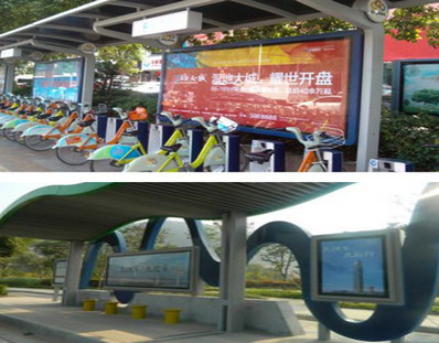 中山公交候車(chē)亭燈箱廣告