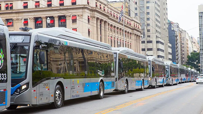 公交車廣告的收入，將有望維持圣保羅公交車票價(jià)不漲！