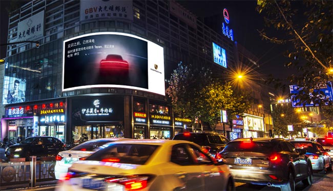 杭州湖濱商圈大光明戶外LED廣告多少錢？