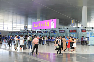 溫州機場最大LED大屏廣告在哪里？溫州機場廣告牌價格多少錢？