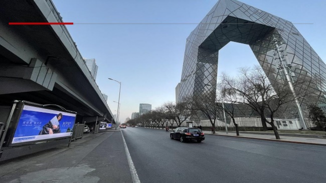 北京三環(huán)國貿燈箱圍擋大牌廣告投放，北京大屏廣告價格