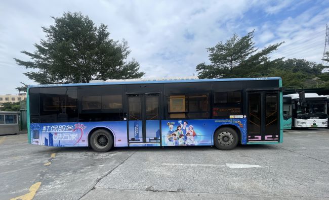 深圳公交外車身三側涂裝廣告投放，深圳公交廣告巴士線路價格