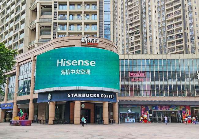 佛山祖廟鉑頓城LED廣告投放，佛山百花廣場(chǎng)戶(hù)外大屏廣告價(jià)格