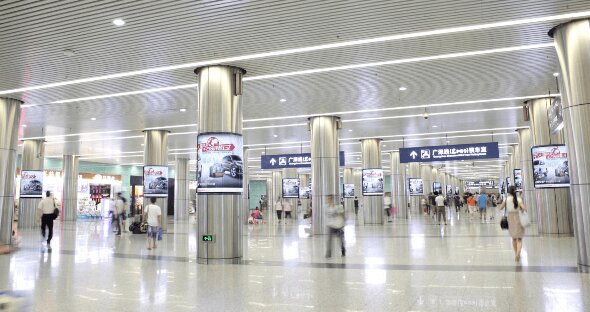 廣州東站廣告多少錢(qián)廣告位有哪些？廣州東高鐵站廣告廣深和諧號(hào)